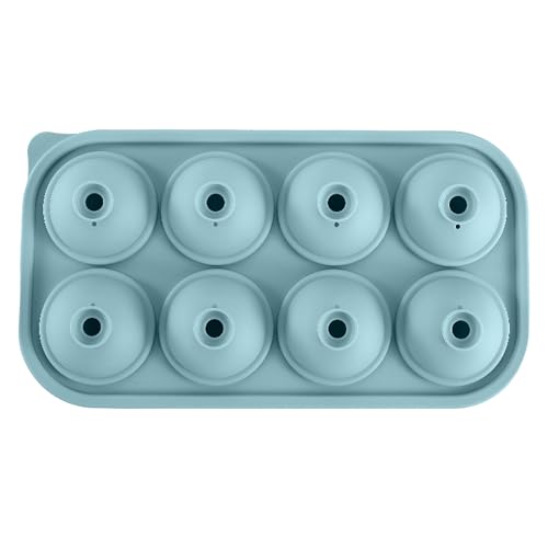 Bandeja de silicona para hielo con tapa 8 cavidades miniatura 2