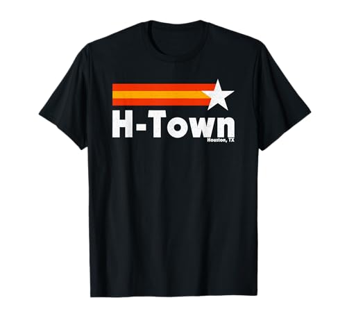 Vintage Distressed H-Town Houston Texas Strong Retro Houston T-Shirt