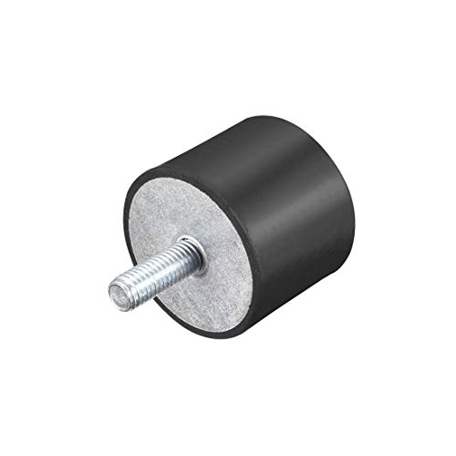 Support cylindrique caoutchouc M10 37x37mm pour amortir chocs et vibrations