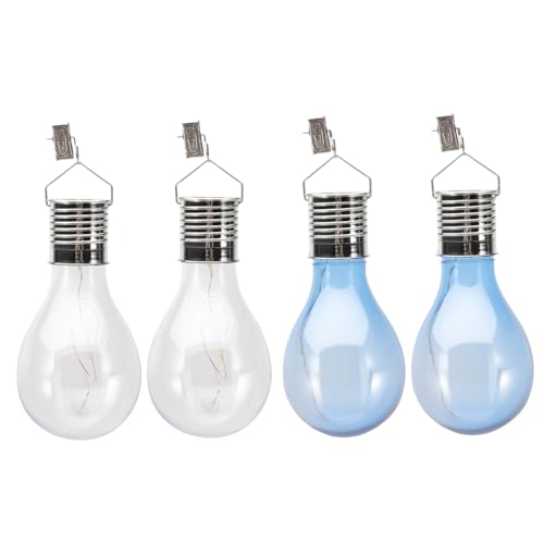 Ampoules solaires LED suspendues pour éclairer un jardin sans électricité