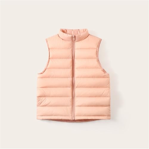 Boys Girls Puffer Vest Sleeveless Zip up Cotton Padded Winter Warm Kids Outwear Jackets Coats2