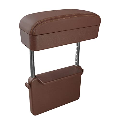 Germplasm Caja de Almacenamiento Universal para reposabrazos de Coche - Caja de Soporte de Codo - Almohadilla de Apoyo para reposabrazos, Extensor de reposabrazos de Altura Ajustable, Organizador Cover