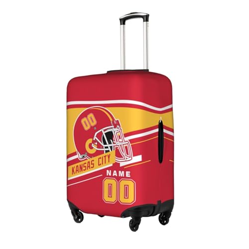 Kansas City Black Suitcase Cover – Elastic Luggage Protector, Scratch-Resistant Travel Case Cover – Ideal Gift For Both Men And Women Fans2