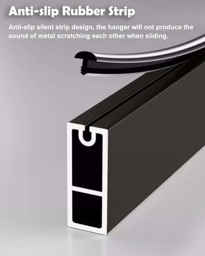 Wardrobe clothing pole ajustable pour organiser votre dressing idéal - 4