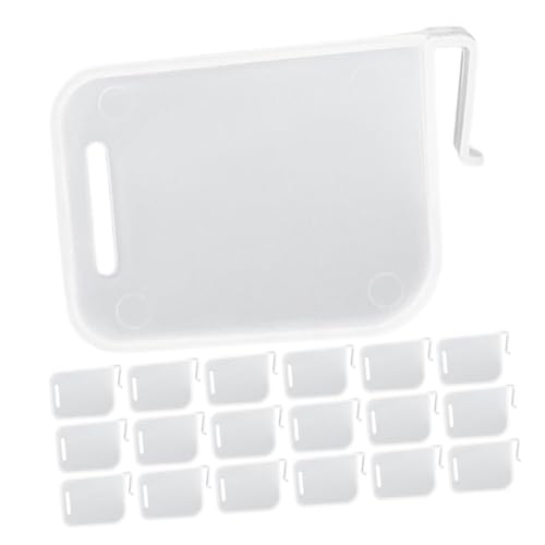 Gadpiparty 100 Piezas Separadores de Plástico para Frigorífico y Congelador Divisores Ajustables para Organización de Neveras Clips Resistentes y Fáciles de Limpiar para Estantes y Puertas