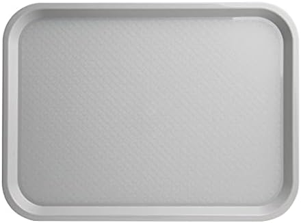 Carlisle FoodService Products CT121623 Café Standard Cafeteria / Fast Food Tray, 12" x 16", Gray