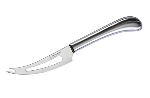 Stanley Rogers Weichkäsemesser 23 cm Pistol Grip, hochwertiges Käsemesser, Käseschneider ideal für weichen Käse, geschlitztes Messer mit Edelstahlklinge, langlebiges Käsebeil (Farbe: Silber) Cover