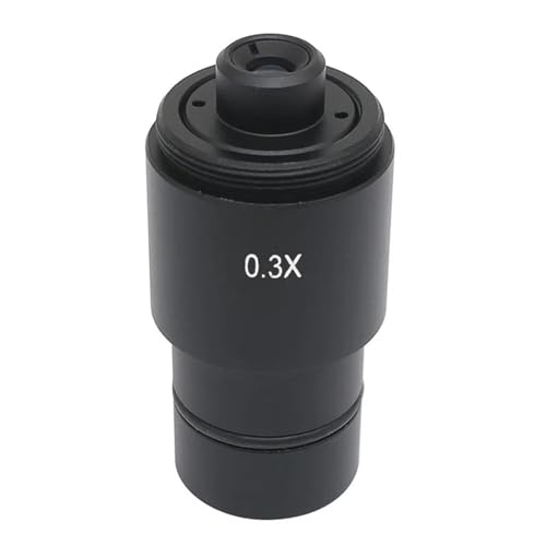 0.3X/0.4X/0.5X C-Mount Adapter Lens for CCD CMOS Industrial Camera Digital Eyepiece Connected with Microscope Reduction Relay Lens(0.3X-C-Mount)