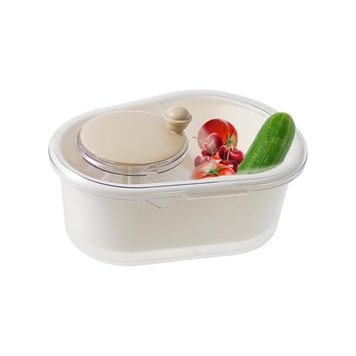 Generico Centrifuga per Lavare La Frutta E La Verdura - per La Pulizia Portatile da 12,6x9,4 Pollici, Dispositivo Multifunzionale per Lavare L'insalata, Strumento per La Preparazione del di Gr