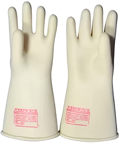 Vidyut 11 KVA Safety Electrical Insulated Latex Rubber Seamless Handle Gloves (Pack of 1 Pair)