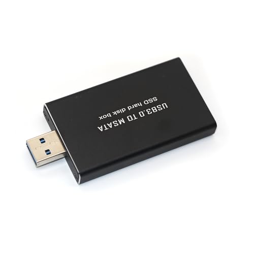 Caja externa para disco SSD mSATA a USB 3.0 portátil miniatura 3