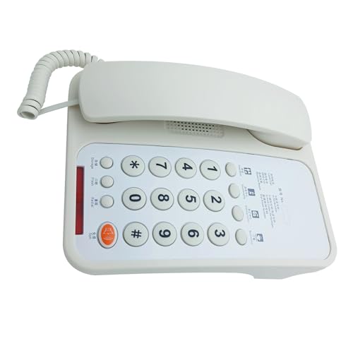 Téléphone fixe filaire à gros boutons pour éviter les erreurs de numérotation