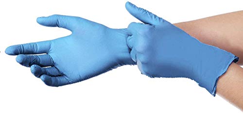 100Pcs Large Disposable Nitrile Gloves Safety Protective Gloves Cleaning Gloves,Industrial Gloves Powder Free