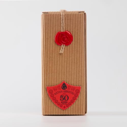 Vinagre Balsámico Envejecido 50 Años, Gran Reserva del Fundador Condimento Balsámico de Mosto de Uva, Envejecido en Barriles de Madera, 100ml/50ml (100ml Estándar)
