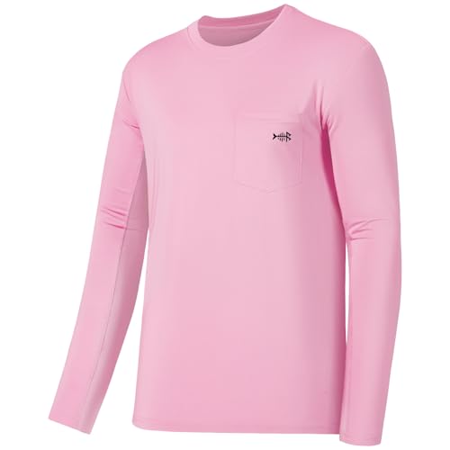 Image of BASSDASH Men's UPF 50+ Performance Long Sleeve T-Shirt UV Sun Protection Fishing Hiking Sports Shirts