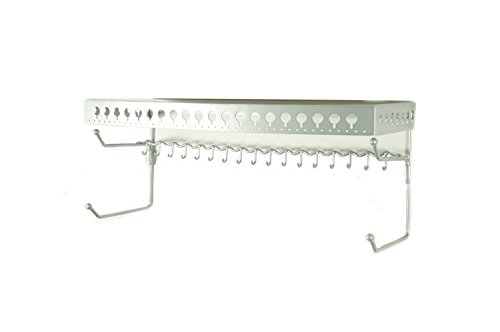 Mango Steam Schmuck-Organizer/Wand-Regal (43 cm), Silber