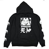 Seven Times Six Death Note Manga Men's Shinigami Ryuk Wings Graphic Print Adult Hoodie (Medium) Black
