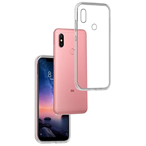 Funda Carcasa Gel Transparente para XIAOMI REDMI Note 6 Pro, Ultra Fina 0,33mm, Silicona TPU de Alta Resistencia y Flexibilidad