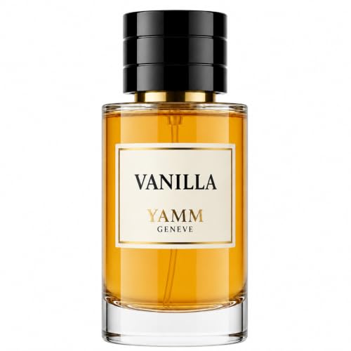 YAMM Genève Vanilla Extraito de Perfume 50 ml – Perfume Unisex con Rosa Turca y Vainilla – Fragancia Floral Gourmand Dulce y Sensual – Larga Duración 18h