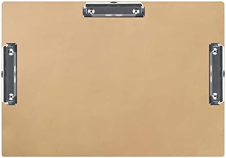 11x17 Clipboard Three Clip Extra Large Clipboard Hardboard 11 x 17 Clipboards Log Color Clipboards 11x17 MDF Prevents The Wind from Blowing Away Your Files Pack of 1