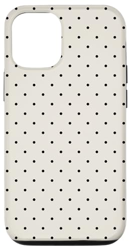 Cream Case With Black Polka Dots Cool X}zP[X iPhone 12/12 Pro p