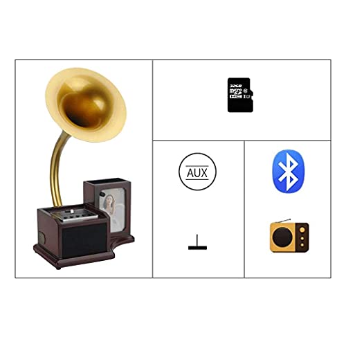 Tourne-disques rétro, système de Musique rétro Nostalgie vocale de Style Mini Gramophone avec Radio Tourne-Disque Tourne… - Les Beatles, Paul McCartney, John Lennon, RIngo Starr, George Harrison Tourne-disques rétro, système de Musique rétro Nostalgie vocale de Style Mini Gramophone avec Radio Tourne-Disque Tourne… – Image 4