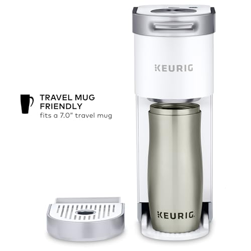 Keurig K-Mini Plus Single Serve K-Cup Pod Coffee Maker, with 6 to 12oz Brew Size, Stores up to 9 K-Cup Pods, Travel Mug Friendly, Matte White - image 9