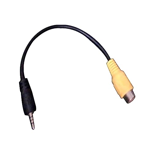 Image of 2.5mm Stereo Male Plug to 1 RCA Female Jack Video Adapter Converter Cable