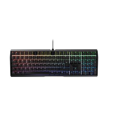 CHERRY MX BOARD 3.0 S, Deutsches Layout, QWERTZ Tastatur, kabelgebundene Tastatur, mechanische Gamingtastatur, CHERRY MX BROWN SWITCHES, schwarz