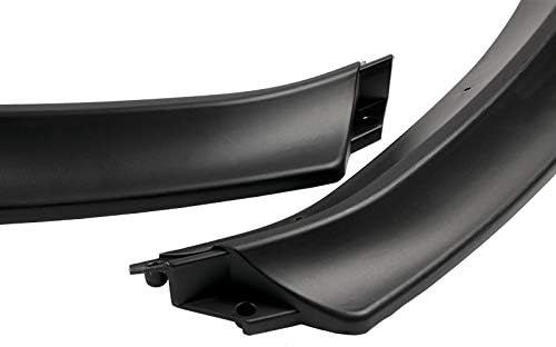 3PCS Front Bumper Lip Kit fit for compatible with 2014-2017 Volkswagen Golf MK7, Sport-Style Splitter Trim Protection Spoiler, Air-Dam-Chin-Diffuser (Unpainted Matt Black)