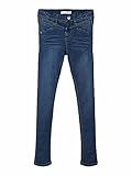 Verstellbare Taillenweite NAME IT Girl Jeans Skinny Fit 158Dark Blue Denim