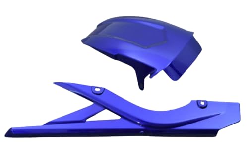 Lèche roue arrière Yamaha MT03 et YZF R3 garde boue bleu plastique racing