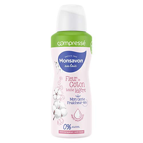 Monsavon déodorant spray compressé 48h accompagne votre routine active