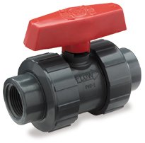 NDS King Brothers Inc. BTU-3000-SE 3-Inch Slip PVC Heavy Duty True Union Ball Valve, Gray