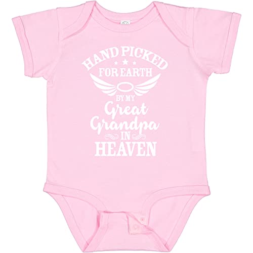 inktastic Handpicked for Earth By My Great Grandpa in Heaven Baby Bodysuit