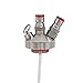 Double Ball Lock Mini Keg Dispenser,304 Stainless Steel Mini Keg Tap Dispenser with 20'' beer hose for Mini Craft Beer Keg Growler Homebrew Spear