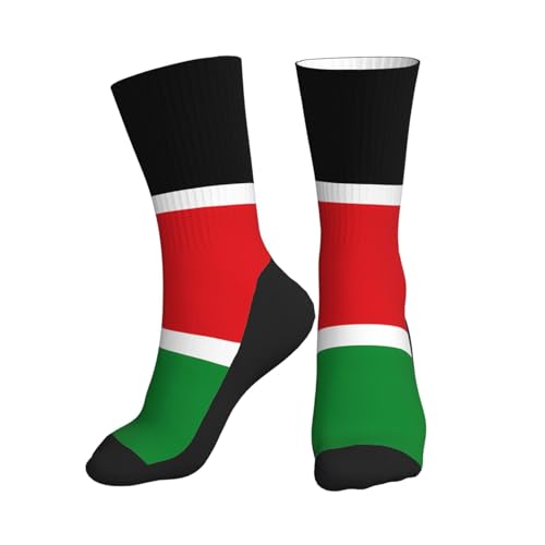 hhbiuuo Chaussettes fantaisie pour homme/femme, motif drapeau du Soudan du Sud, chaussettes athlétiques respirantes anti-humidité, pour la course à pied