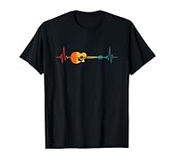 Awesome design if you are a guitarist, musician or music lover! Every good music needs a musical instrument like the guitar! Lightweight, Classic fit, Double-needle sleeve and bottom hem