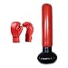 Menolana Inflatable Boxing Bag Boxing Equipment Stable Multipurpose Sandbag Boxing Toy for Kids Inflatable Punching Toy for Kickboxing, Red