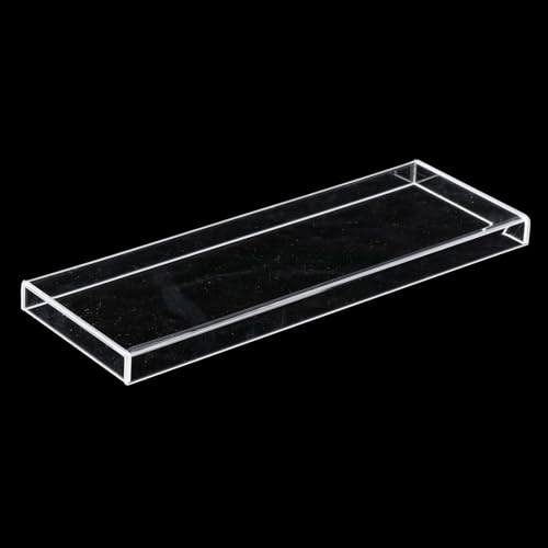 Funda protectora para teclado transparente, protector acrílico impermeable para hogar 6