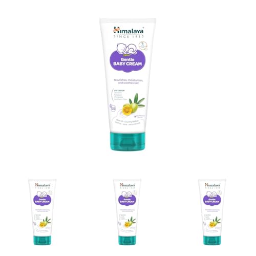 Image of Himalaya Gentle Baby Cream 100ml with Olive Oil, Giloy & Licorice | pH 5.5 | No. 1 Doctor Recommended Baby Cream | Hypoallergenic | Nourishing Baby Face Cream & Moisturizer for All Skin Types