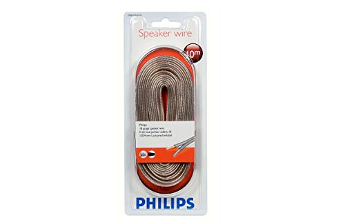 Philips SWA2105W - Cable para Altavoces Altavoces (10 Metros), Blanco