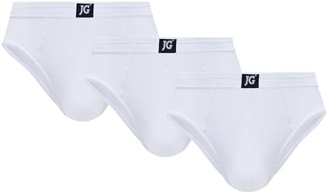 John Gladstone Men's Cotton Inner Elastic Brief - Pack of 3
