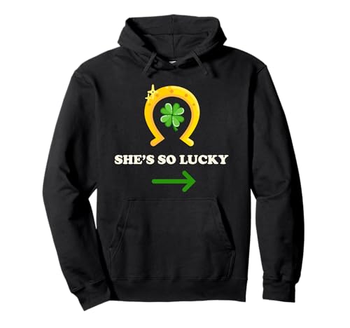 St. Patrick's Funny Cute �}�b�`���O�J�b�v�� Pun She's So Lucky �p�[�J�[
