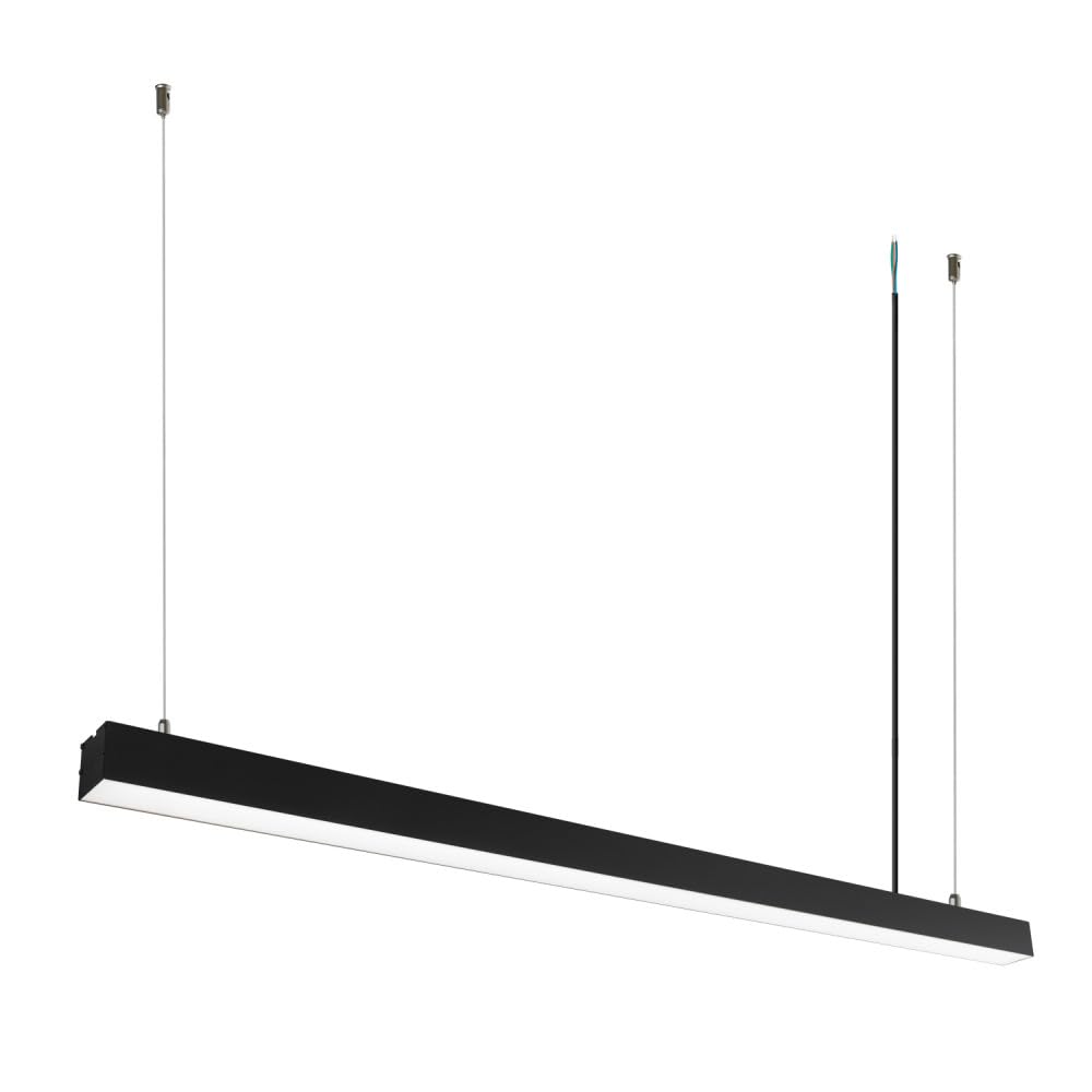Luminaria Lineal LED Philips 2835 120Cm 40W 6000Lm 2700ºK IP40 Acabado Negro [1916-NSLNL1200MM-P-WW] | Greenice