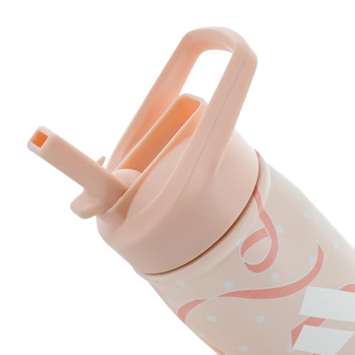 Image of adidas Straw Lid Metal Water Bottle 600 mL | Double-Wall Insulated, Leak-Resistant Lid, Stays Cold 24 Hours, Easy-Use Straw Top, Swap-Friendly Lid, Workouts & Daily Use