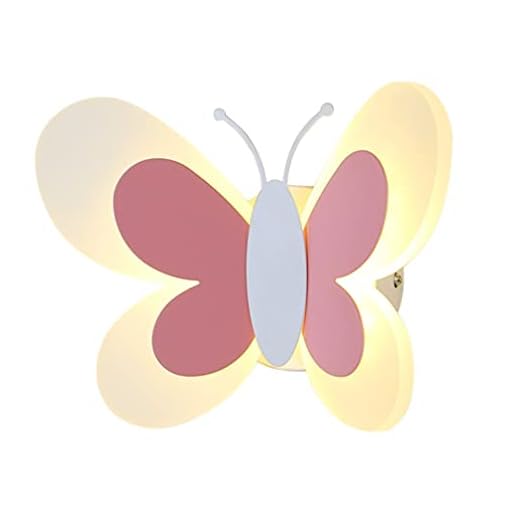 SOLUSTRE LED Butterfly Wall Stickers Lights Butterfly LED Vägglampa Modern Vägg Sconce Decoration Night Light För Barn Room Bedroom Nursery