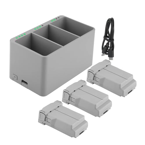 DJI 3 & 3 Pro �h���[���p Mini 3 �o�b�e���[ PLUS 3850mAh �ɑΉ�(3BatteryWithCharger)