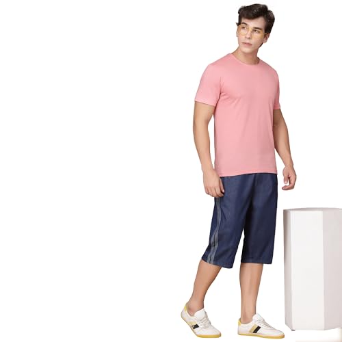 Image of SAPPER Mens Regular fit Denim 3 /4th Capri Pant