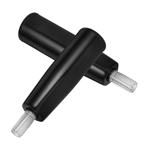 PRETYZOOM 2pcs Rotating Handwheel Handle with Male Threaded Design Comfortable Crank Grip for Industry Milling Machine and Polishing Machine Secure for Stable Operation